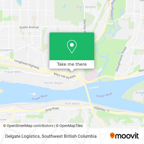 Delgate Logistics map