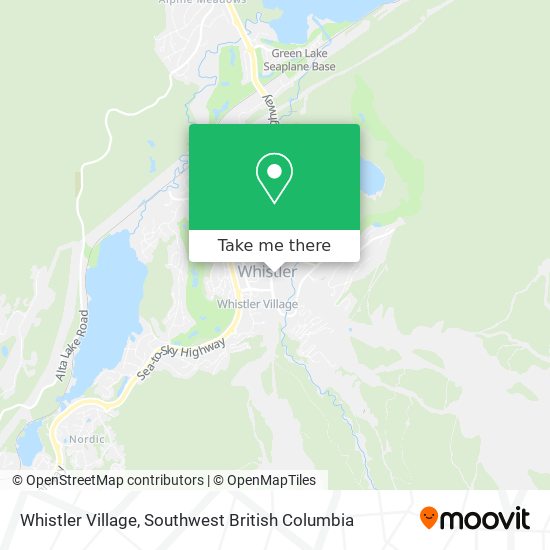 Whistler Village map