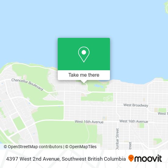 4397 West 2nd Avenue map