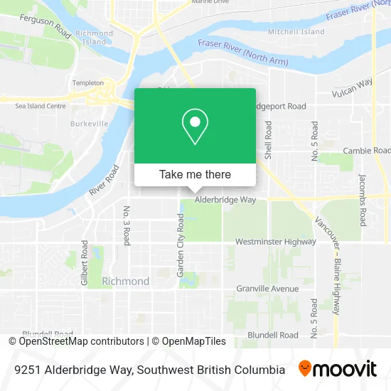 9251 Alderbridge Way map