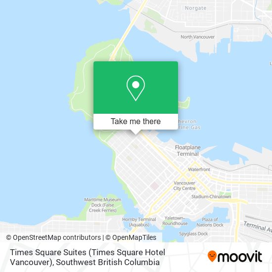 Times Square Suites (Times Square Hotel Vancouver) map
