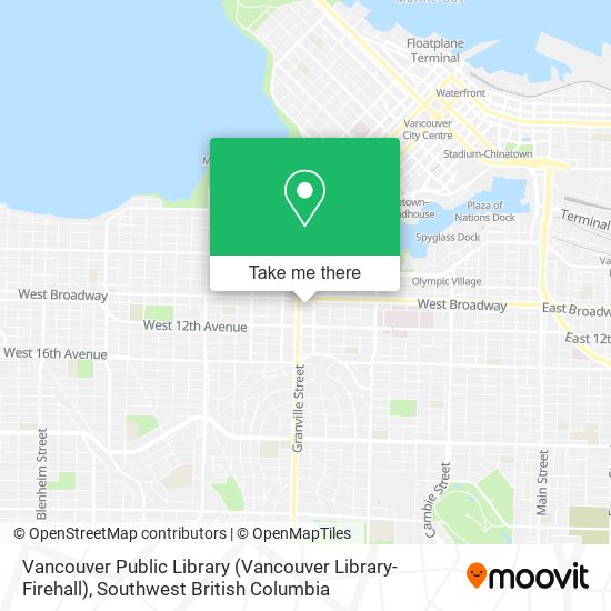 Vancouver Public Library (Vancouver Library-Firehall) map