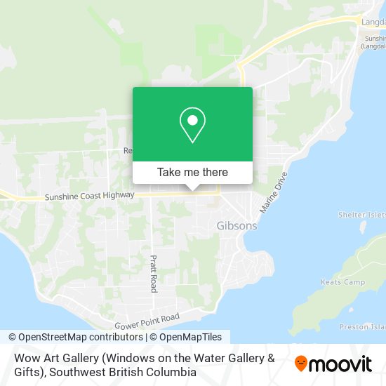 Wow Art Gallery (Windows on the Water Gallery & Gifts) plan