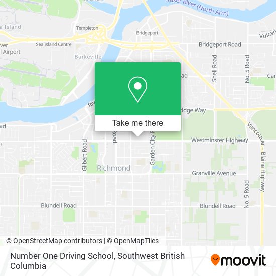 Number One Driving School map