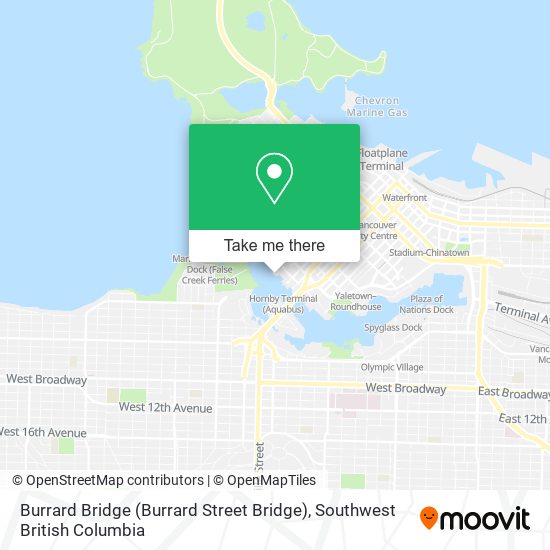 Burrard Bridge (Burrard Street Bridge) plan