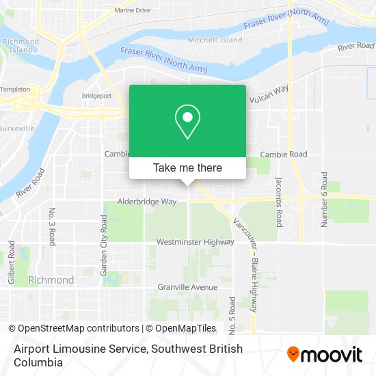 Airport Limousine Service map