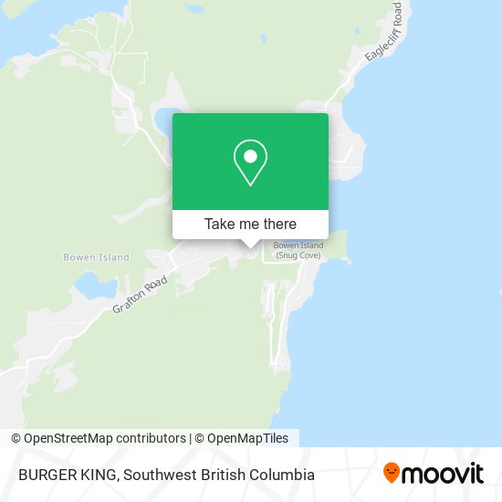 BURGER KING map