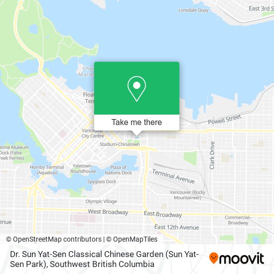 Dr. Sun Yat-Sen Classical Chinese Garden (Sun Yat-Sen Park) map