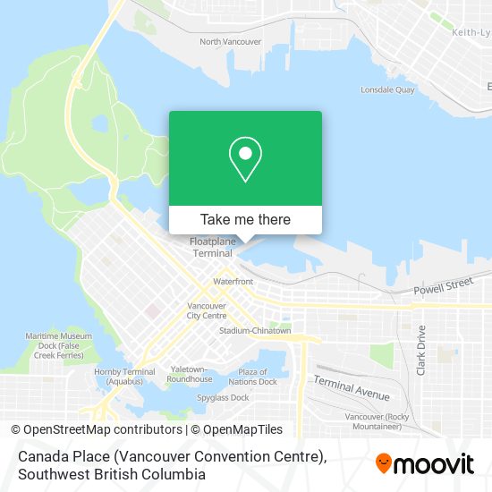 Canada Place (Vancouver Convention Centre) plan