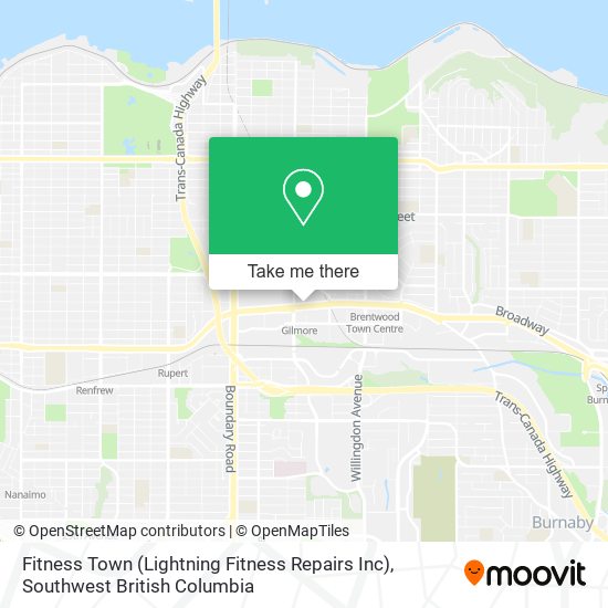 Fitness Town (Lightning Fitness Repairs Inc) plan