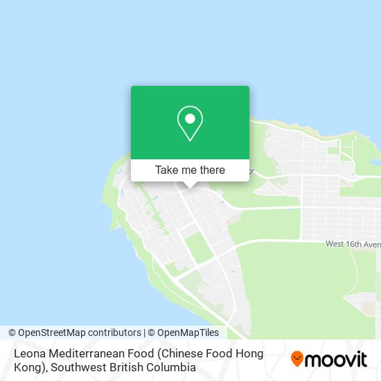 Leona Mediterranean Food (Chinese Food Hong Kong) plan