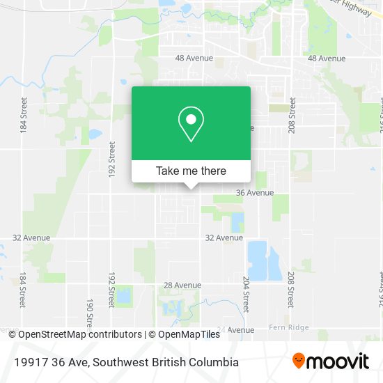 19917 36 Ave map