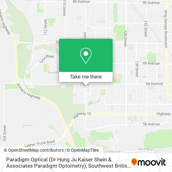 Paradigm Optical (Dr Hung Ju Kaiser Shein & Associates Paradigm Optometry) plan