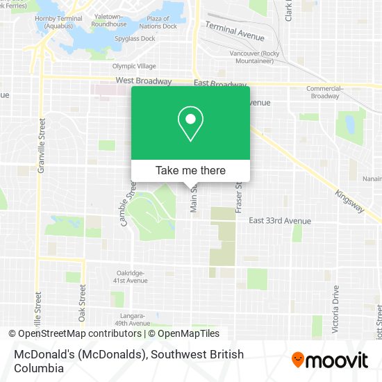 McDonald's (McDonalds) map