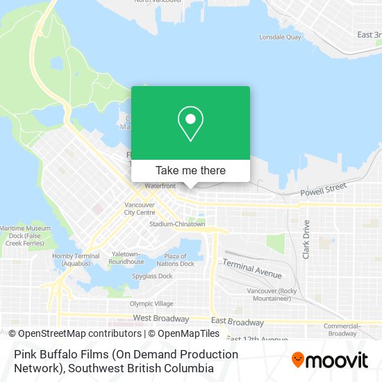 Pink Buffalo Films (On Demand Production Network) map