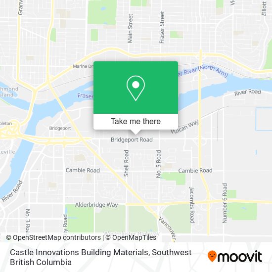 Castle Innovations Building Materials map