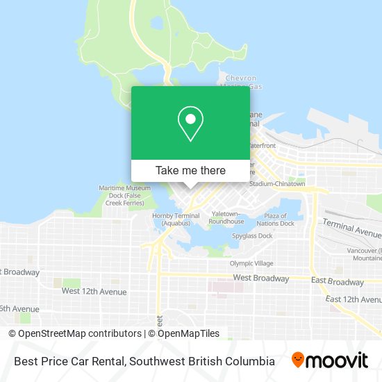 Best Price Car Rental map