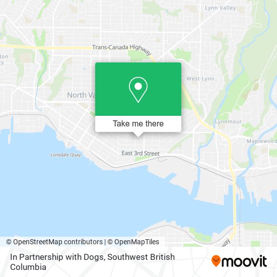 In Partnership with Dogs map