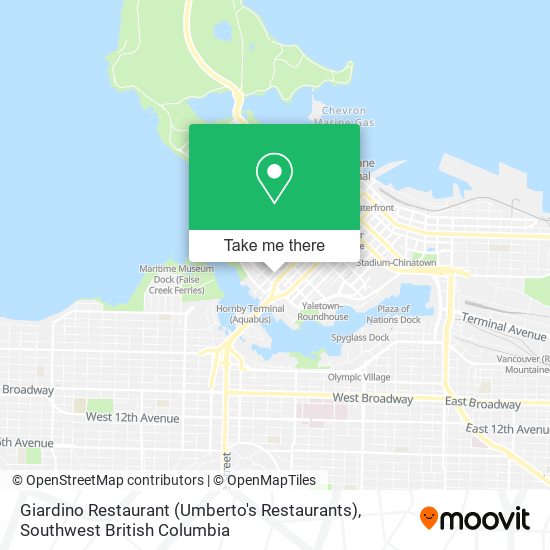 Giardino Restaurant (Umberto's Restaurants) map