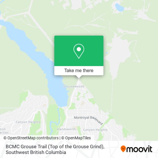 BCMC Grouse Trail (Top of the Grouse Grind) plan