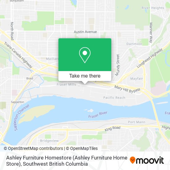 Ashley Furniture Homestore (Ashley Furniture Home Store) map