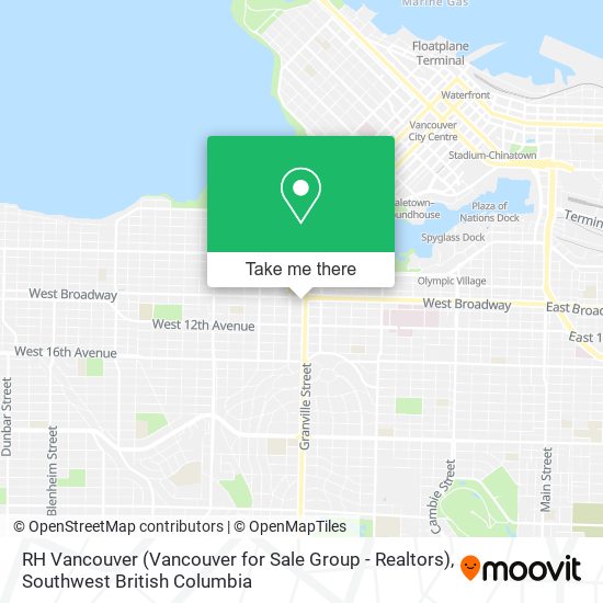 RH Vancouver (Vancouver for Sale Group - Realtors) map