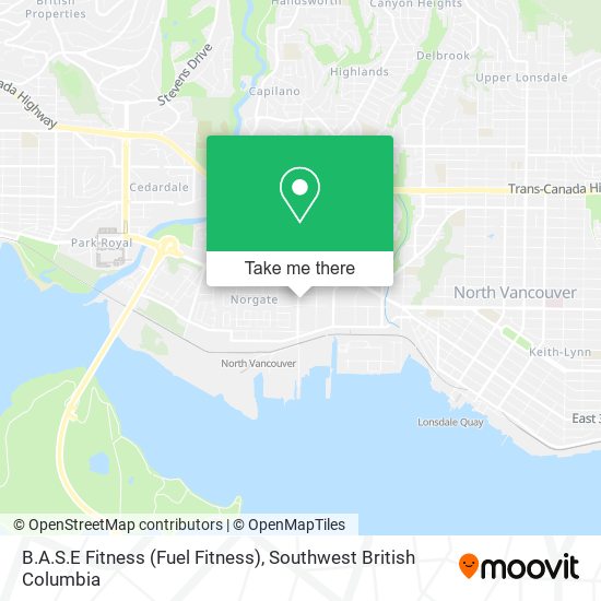 B.A.S.E Fitness (Fuel Fitness) map