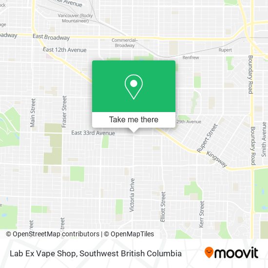 Lab Ex Vape Shop map