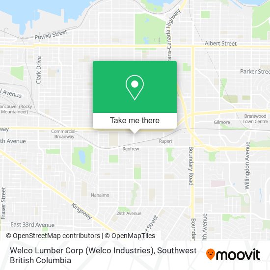 Welco Lumber Corp (Welco Industries) map