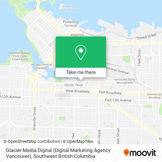 Glacier Media Digital (Digital Marketing Agency Vancouver) map