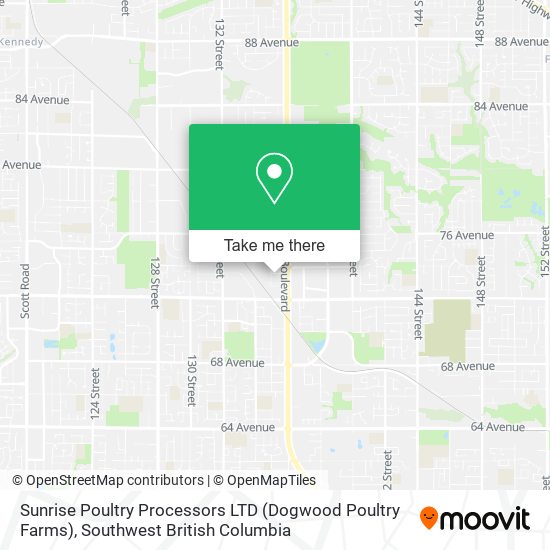 Sunrise Poultry Processors LTD (Dogwood Poultry Farms) map