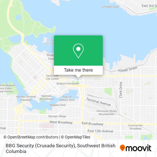 BBG Security (Crusade Security) map