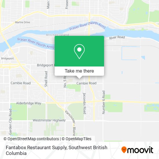 Fantabox Restaurant Supply map
