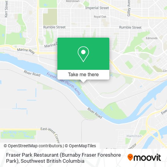 Fraser Park Restaurant (Burnaby Fraser Foreshore Park) plan