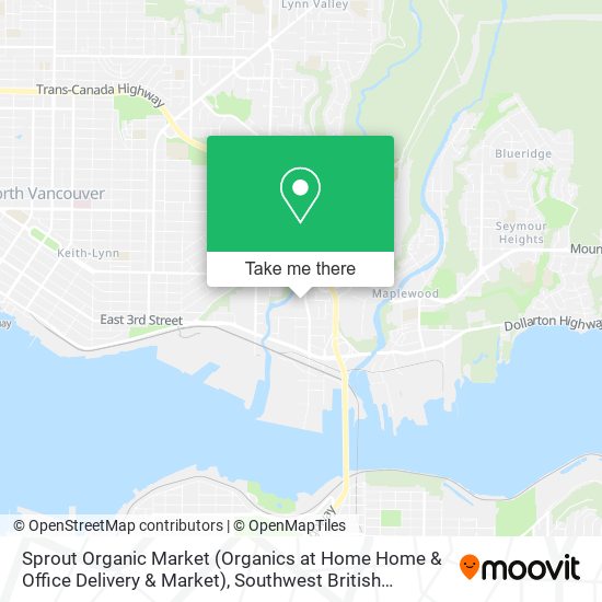 Sprout Organic Market (Organics at Home Home & Office Delivery & Market) map