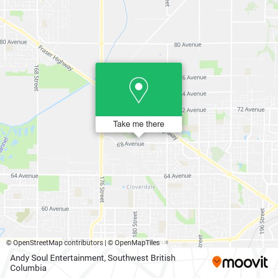 Andy Soul Entertainment map