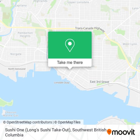 Sushi One (Long's Sushi Take-Out) plan