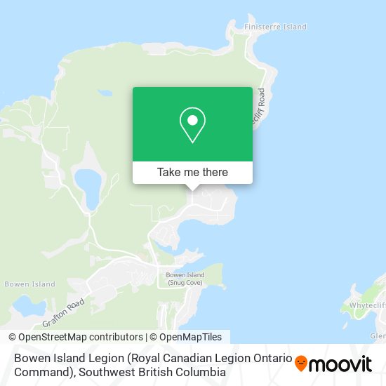 Bowen Island Legion (Royal Canadian Legion Ontario Command) map