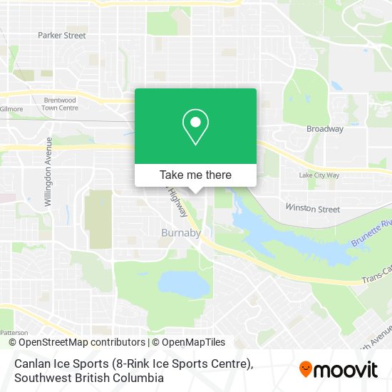 Canlan Ice Sports (8-Rink Ice Sports Centre) plan