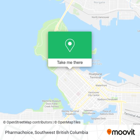 Pharmachoice map