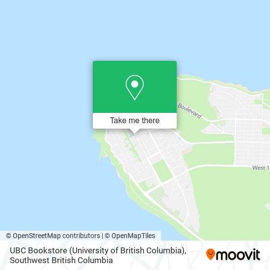 UBC Bookstore (University of British Columbia) map
