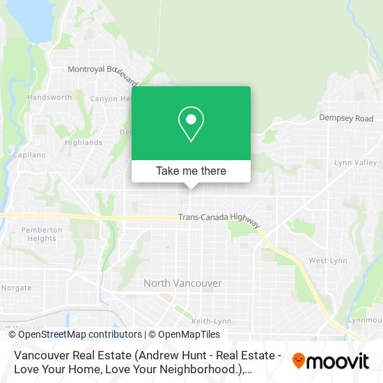 Vancouver Real Estate (Andrew Hunt - Real Estate - Love Your Home, Love Your Neighborhood.) map