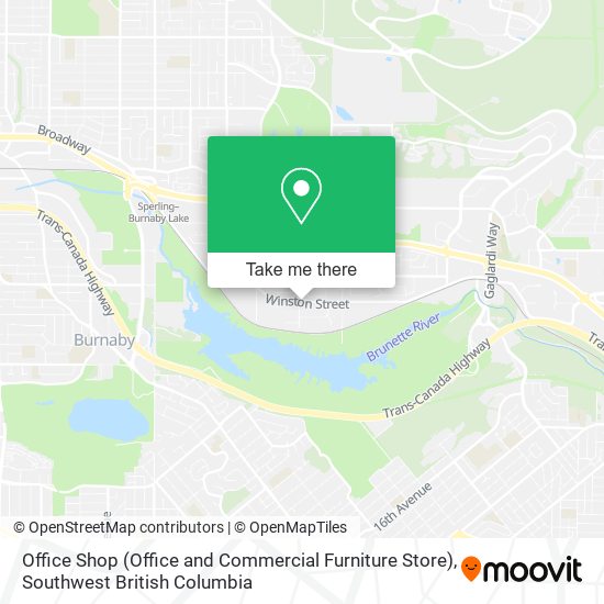 Office Shop (Office and Commercial Furniture Store) map