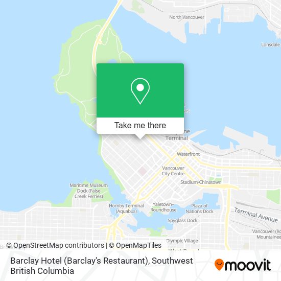 Barclay Hotel (Barclay's Restaurant) map