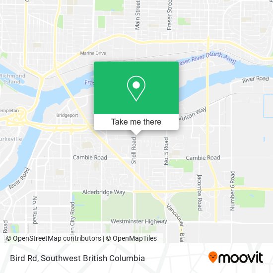 Bird Rd map