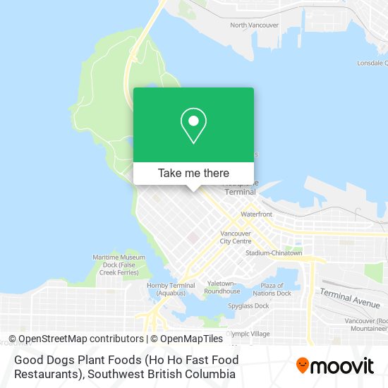Good Dogs Plant Foods (Ho Ho Fast Food Restaurants) plan