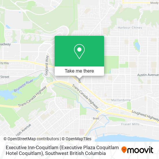 Executive Inn-Coquitlam (Executive Plaza Coquitlam Hotel Coquitlam) map
