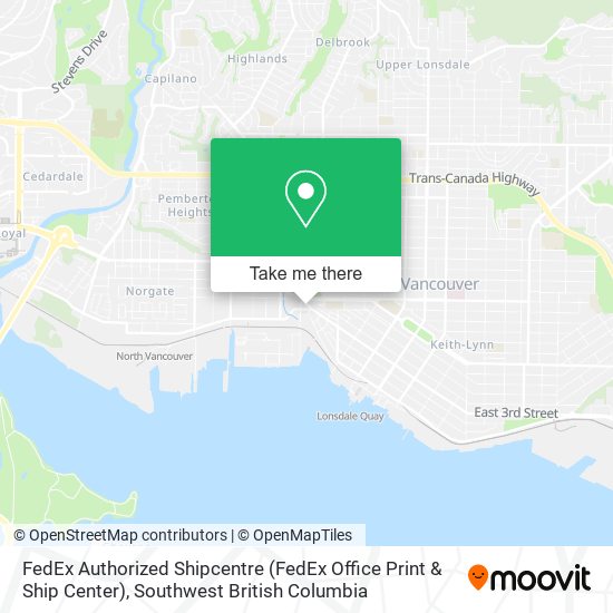 FedEx Authorized Shipcentre (FedEx Office Print & Ship Center) map