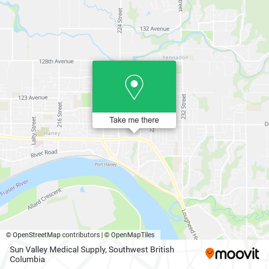 Sun Valley Medical Supply map