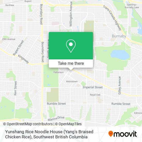 Yunshang Rice Noodle House (Yang's Braised Chicken Rice) map